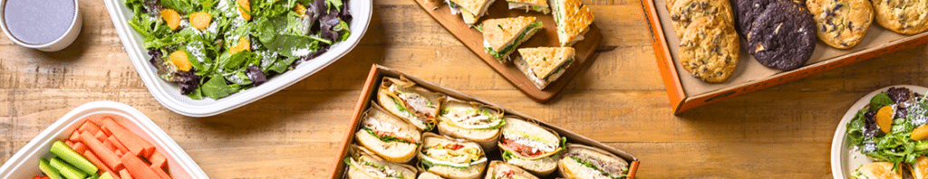 top 5 corporate catering meal option banner