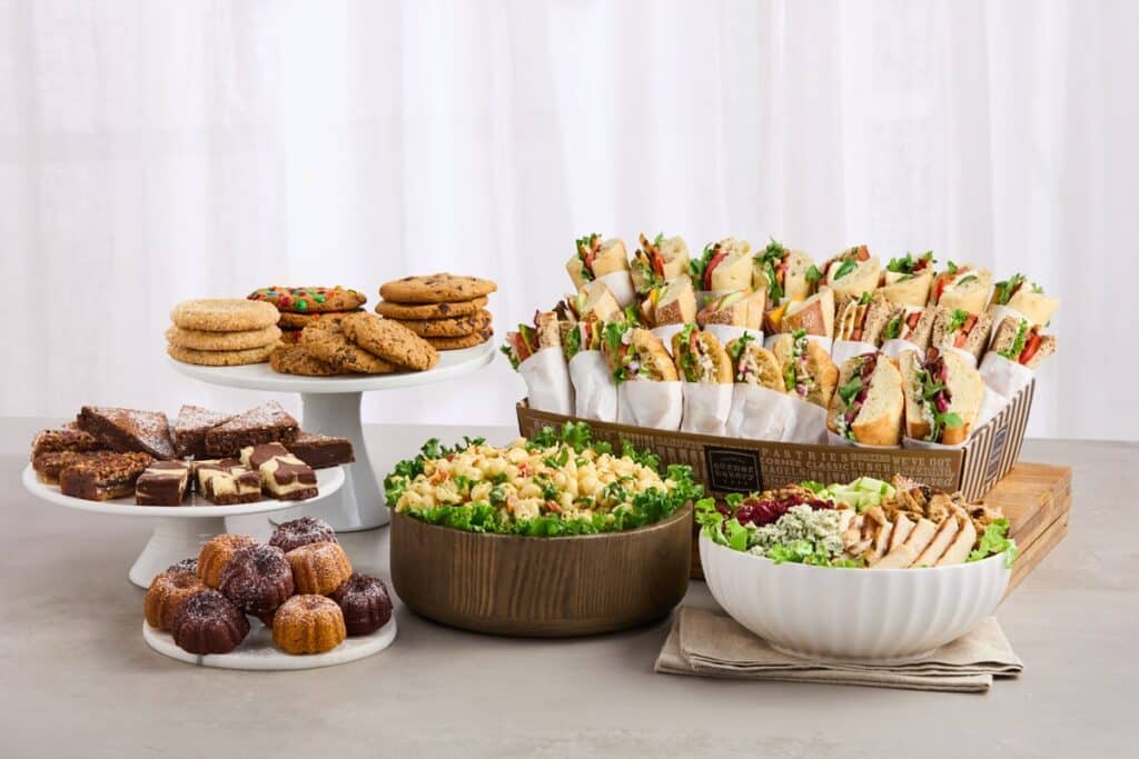 corner baker cafe catering