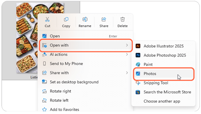 Resizing Photos 1